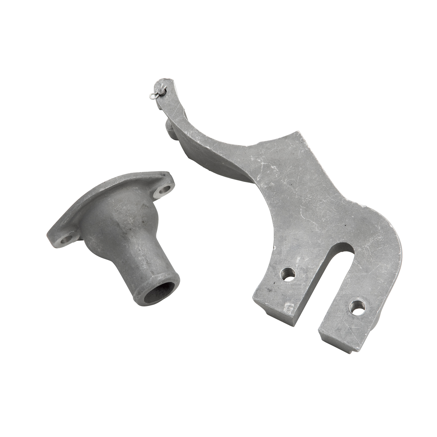 Edelbrock Flathead 1949-53 Generator Bracket waterneck kit Satin