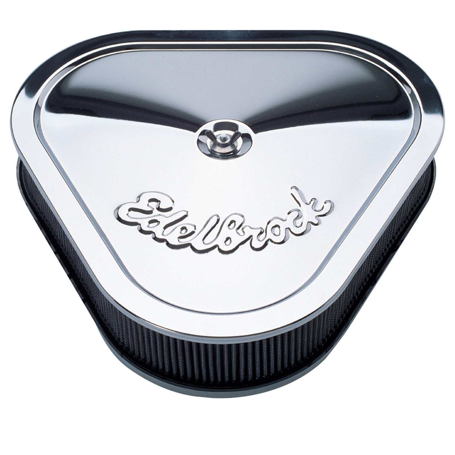 Pro-Flo Chrome Triangular Air Cleaner with 2.5 inch Cotton Element