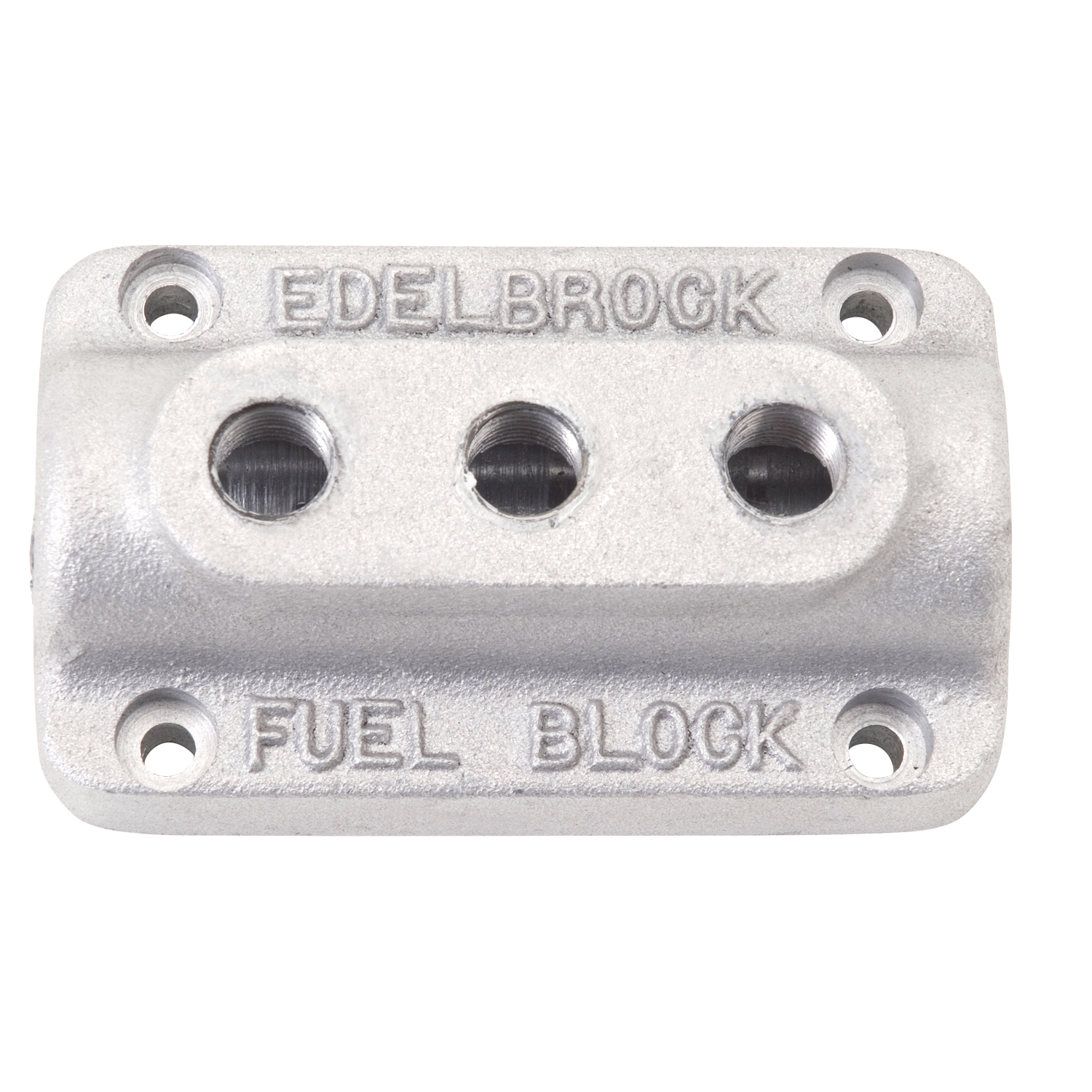 Triple Outlet Fuel Line Connector Satin Finish