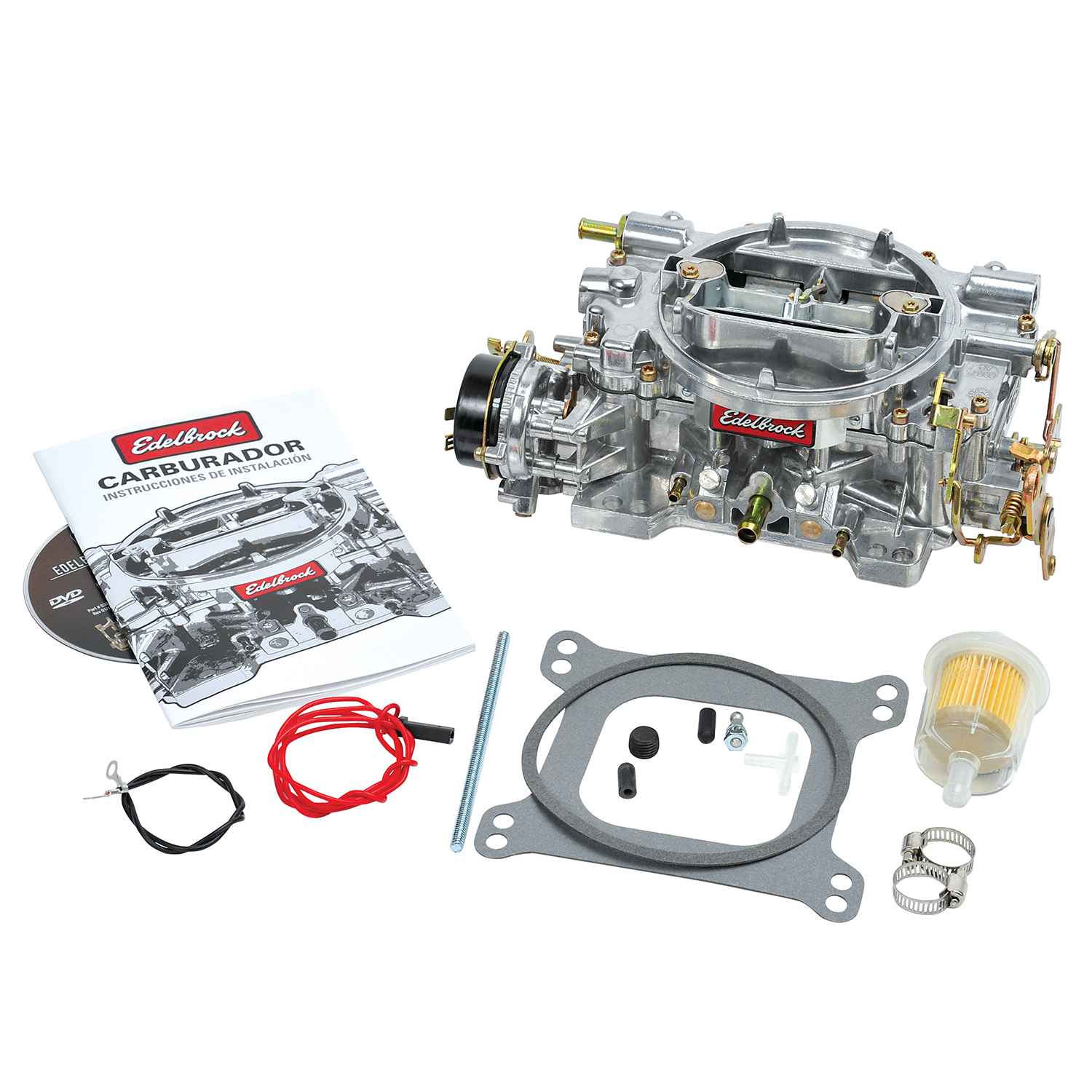 Performer Carburetor 500 CFM With Electric Choke, Satin Finish (Non-EGR)