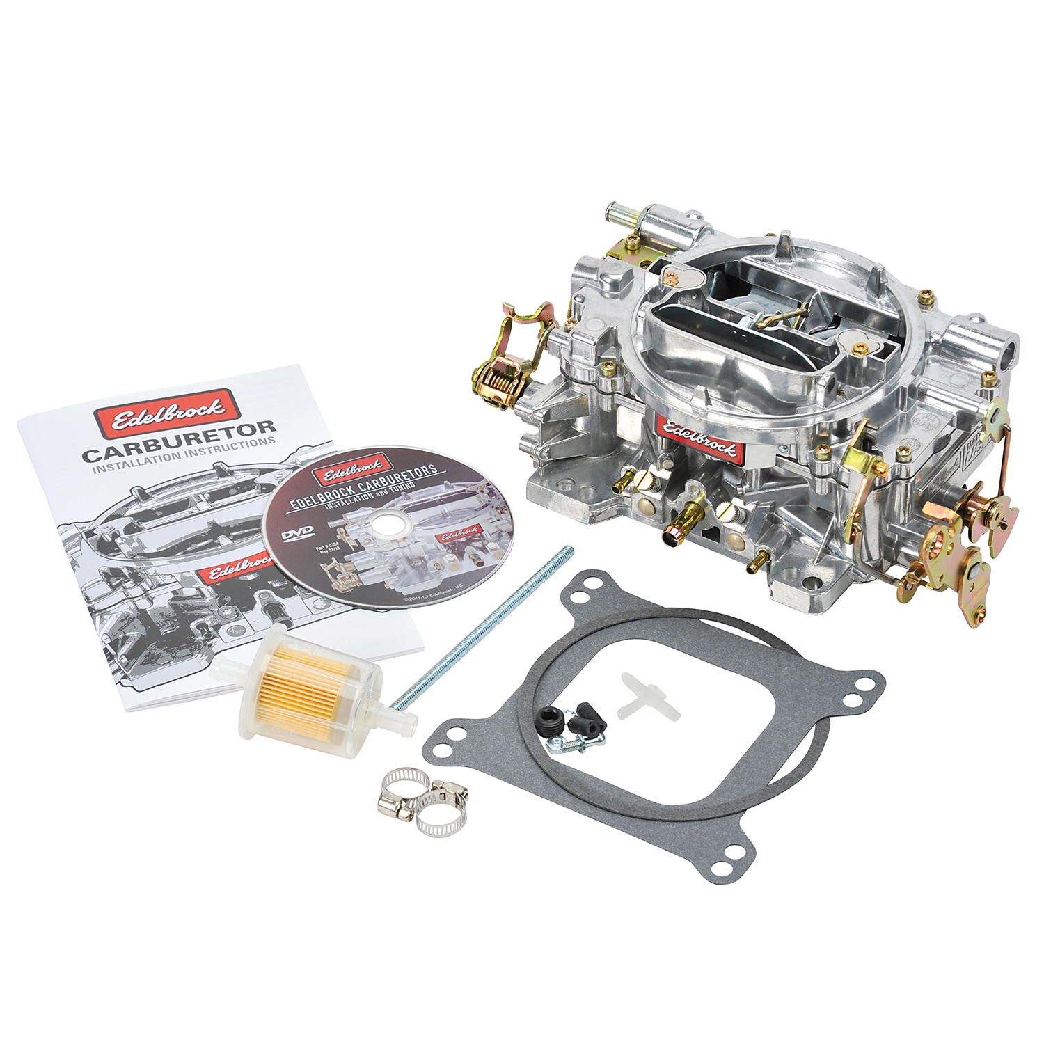 Performer Carburetor 500 CFM With Manual Choke, Satin Finish (Non-EGR)