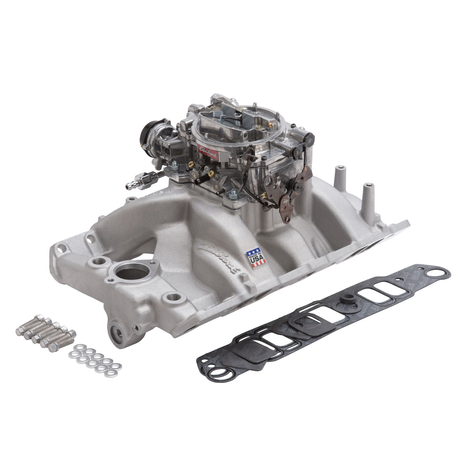 Single-Quad Manifold and carb Kit for 1965-79 Pontiac 389-455
