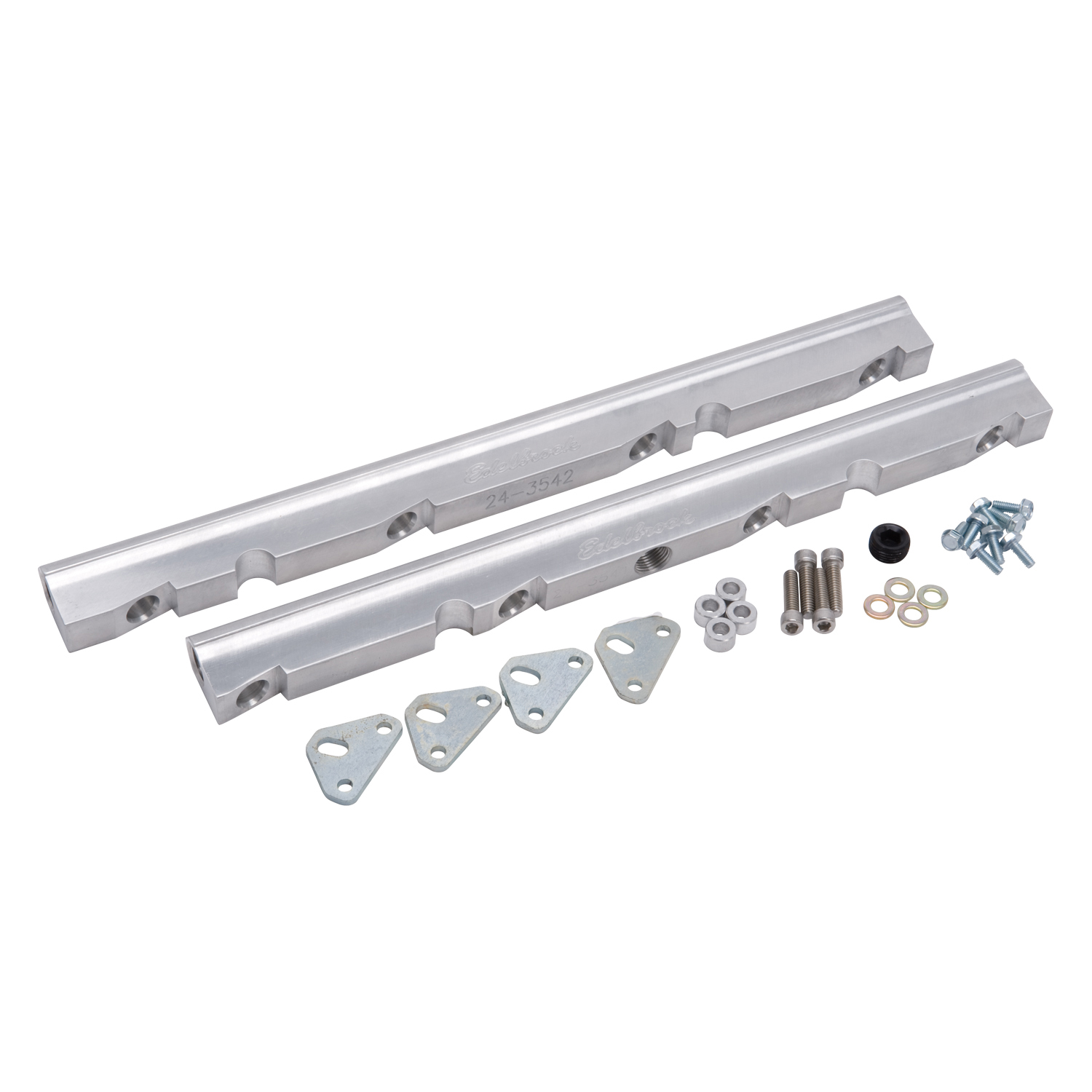 Fuel Injection Fuel Rail 3/8  inch NPT Clear For Ford Small-Block Windsor