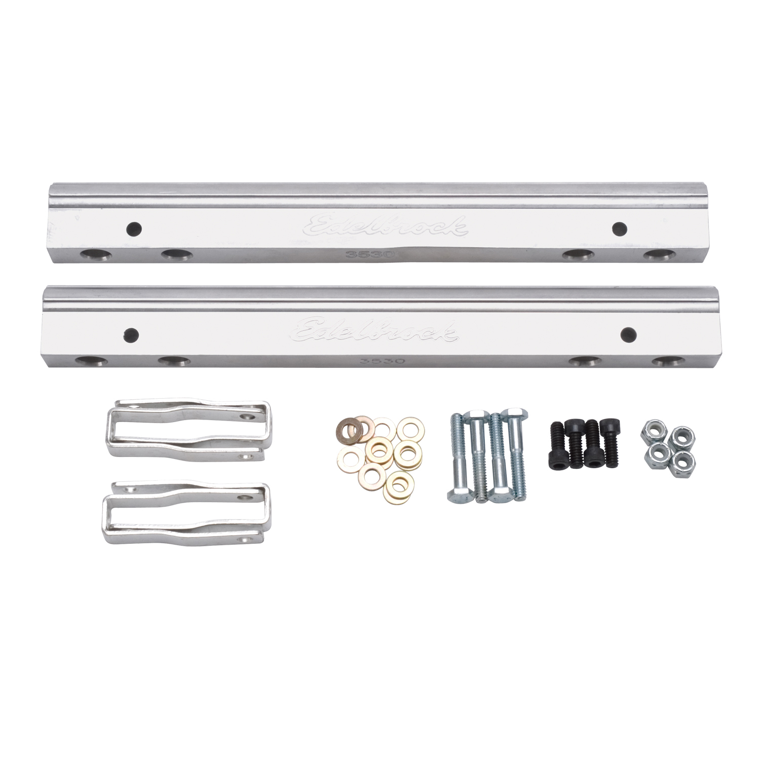 Fuel Injection Fuel Rail -6 AN Clear For Chevrolet Small-Block