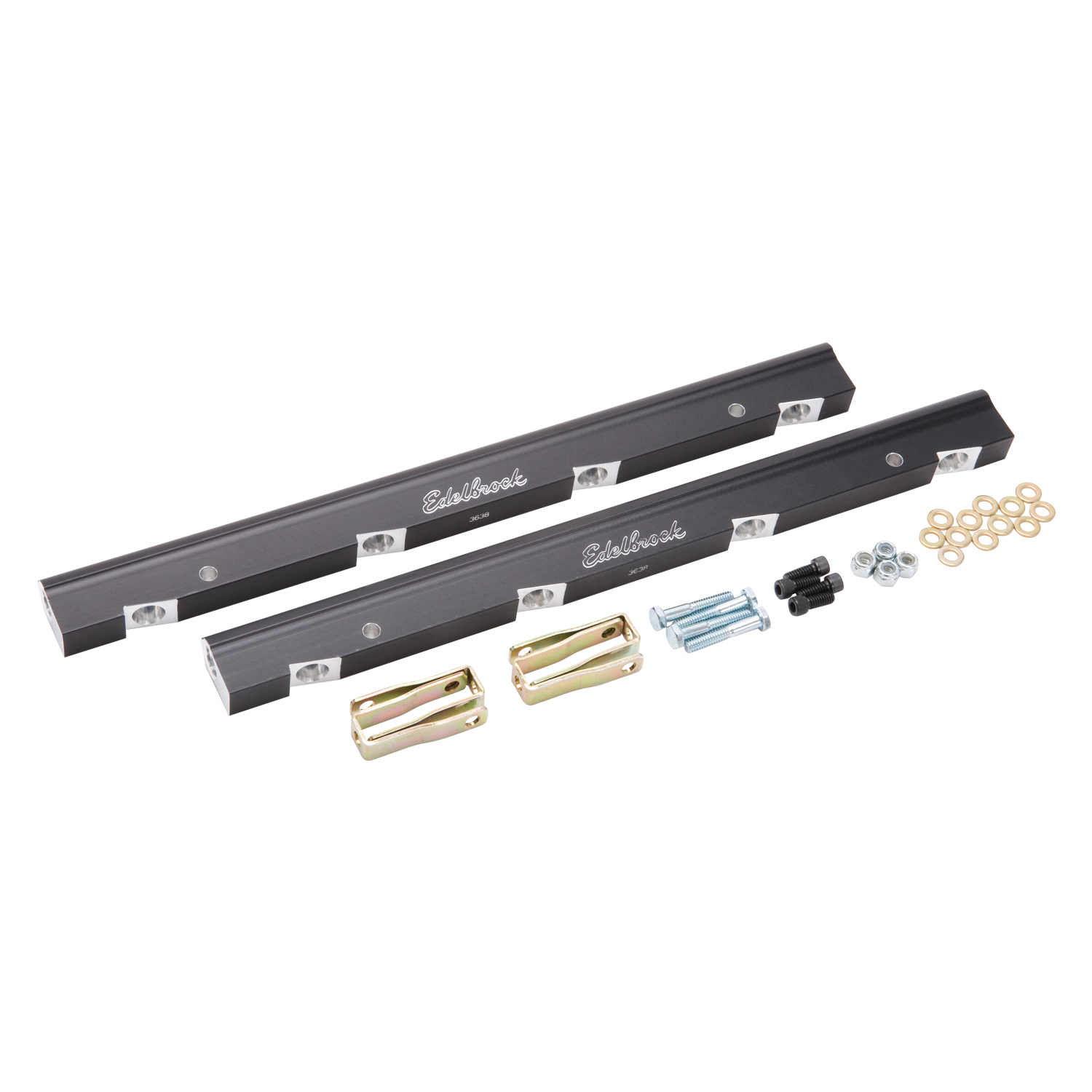 Fuel Injection Fuel Rail -6 AN Black Anodized For Chevrolet LS Gen 3