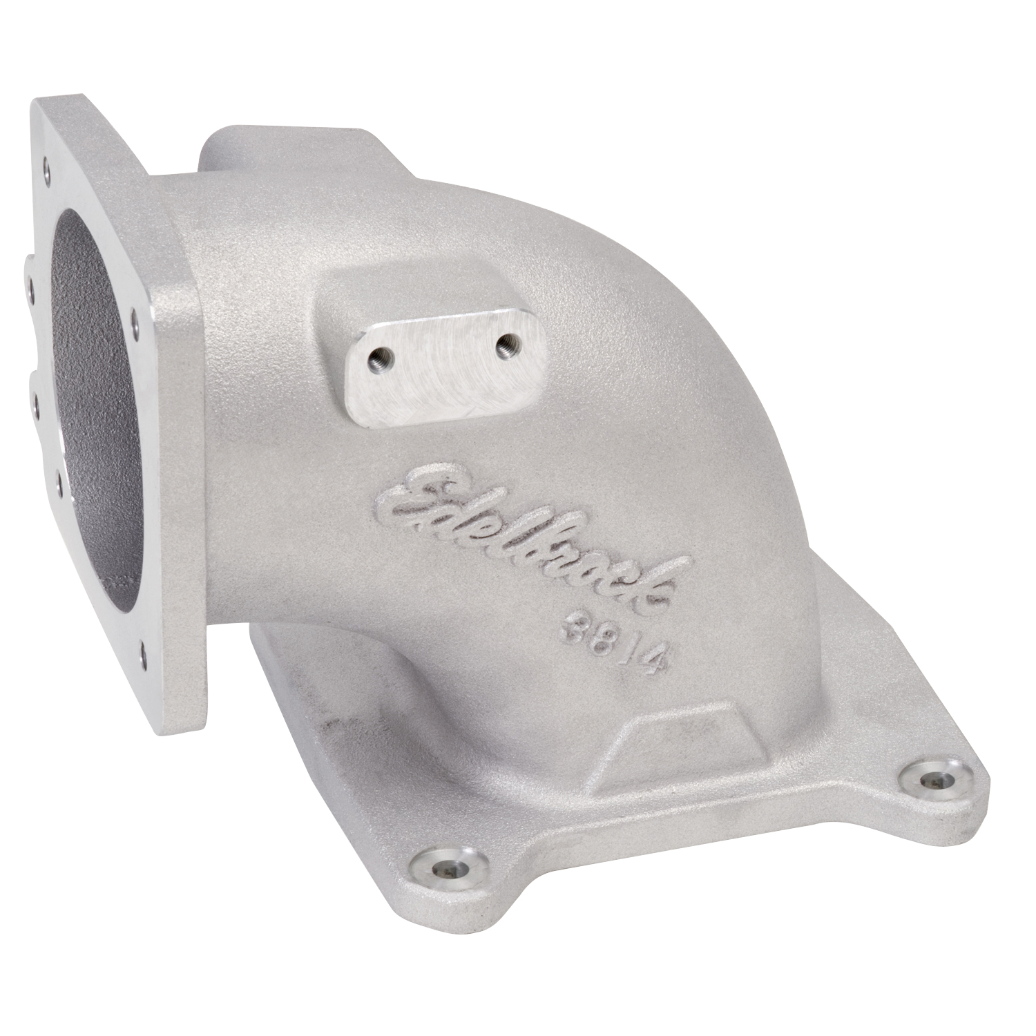 Throttle Body Intake Elbow High Flow 95 millimeter Opening, Satin Finish