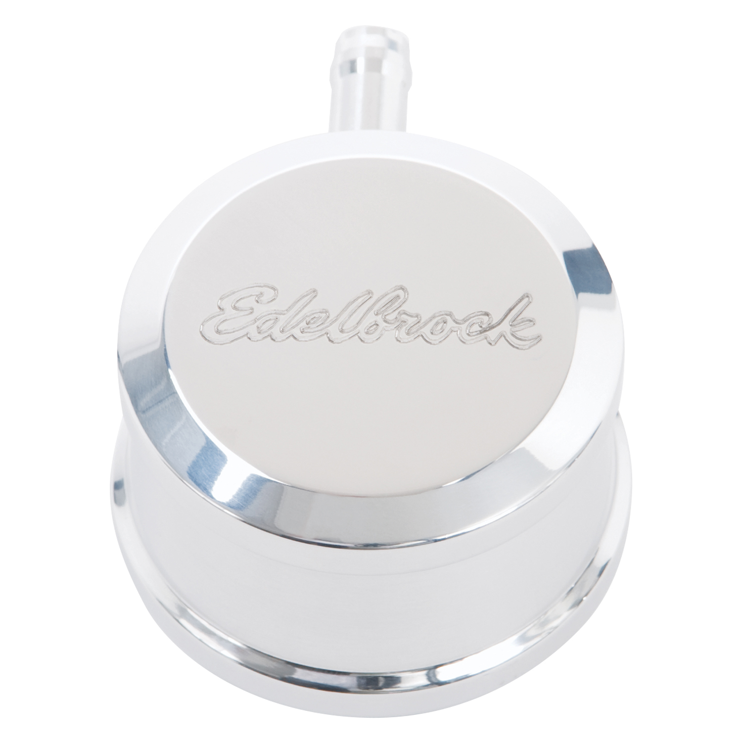 Round Push-in Breather Look PCV Billet Aluminum Polished