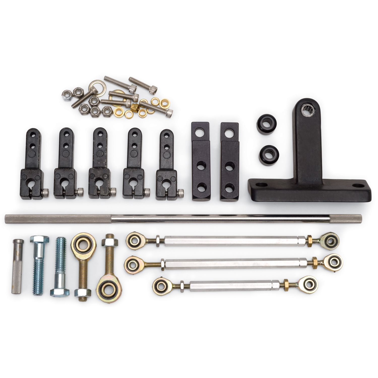 Side-Mount Throttle Linkage for Big Block Chevy 7075 Victor 2-R Manifold
