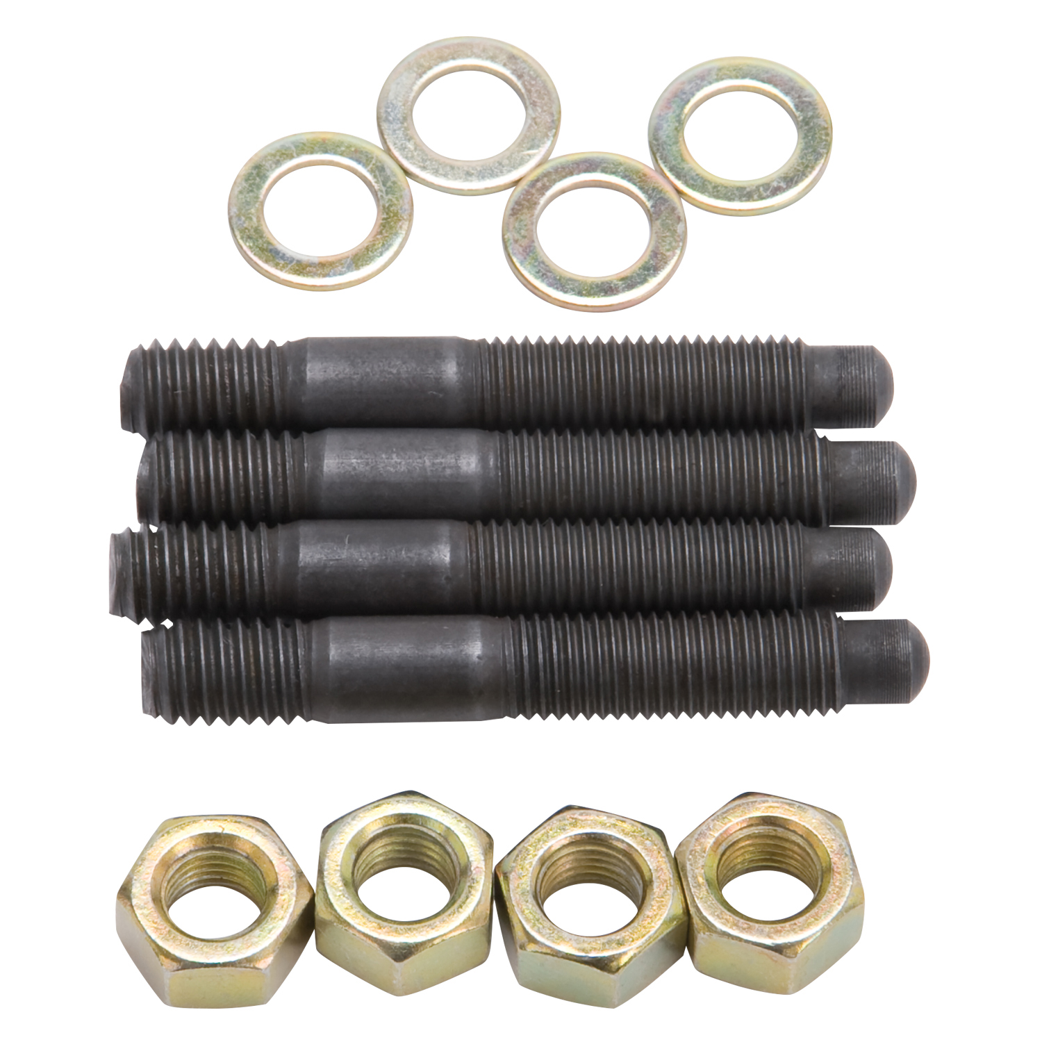 Carburetor Stud Kit Black Oxide Finish 5/16-18 x 2 inch