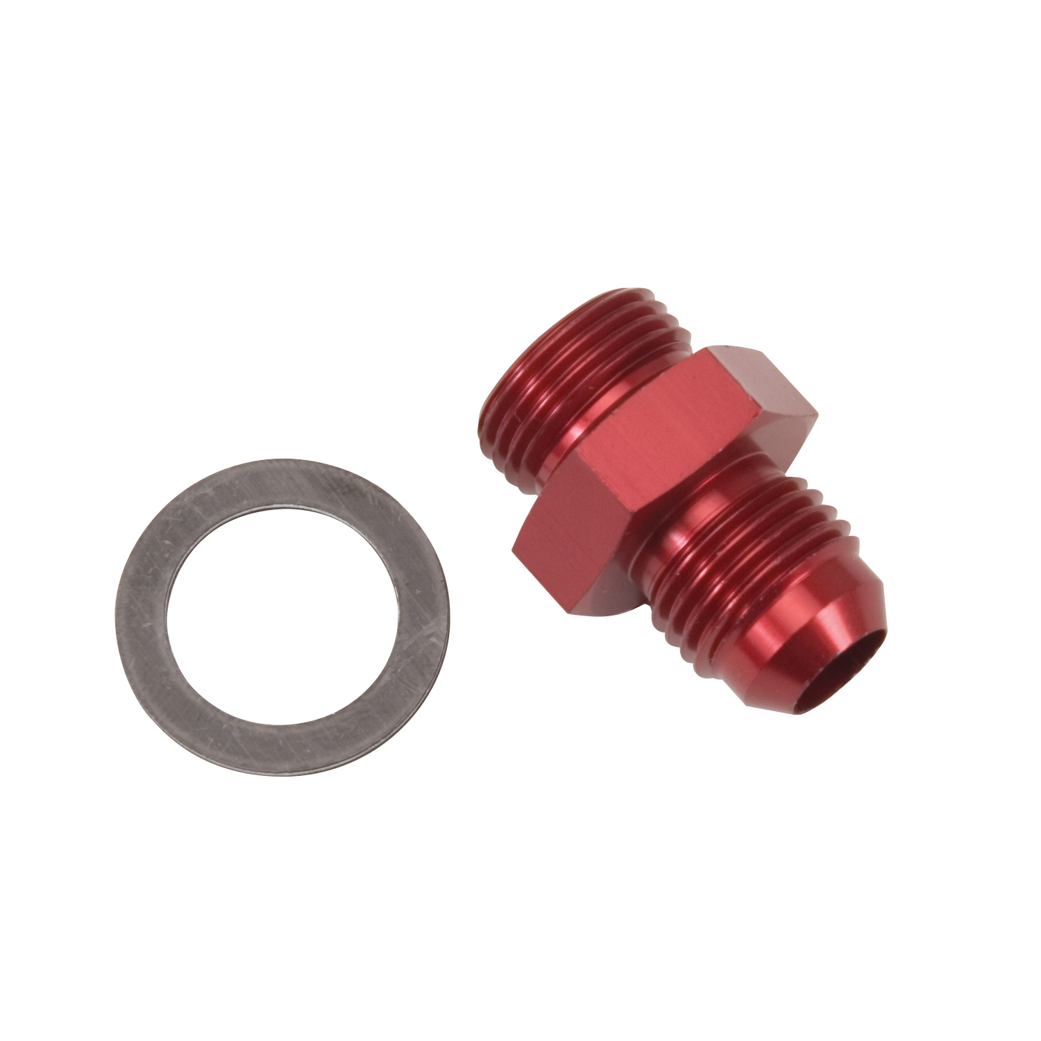 6 AN Carb Fuel Inlet Fitting for Edelbrock Square-Bore and Carter AFB Carbs
