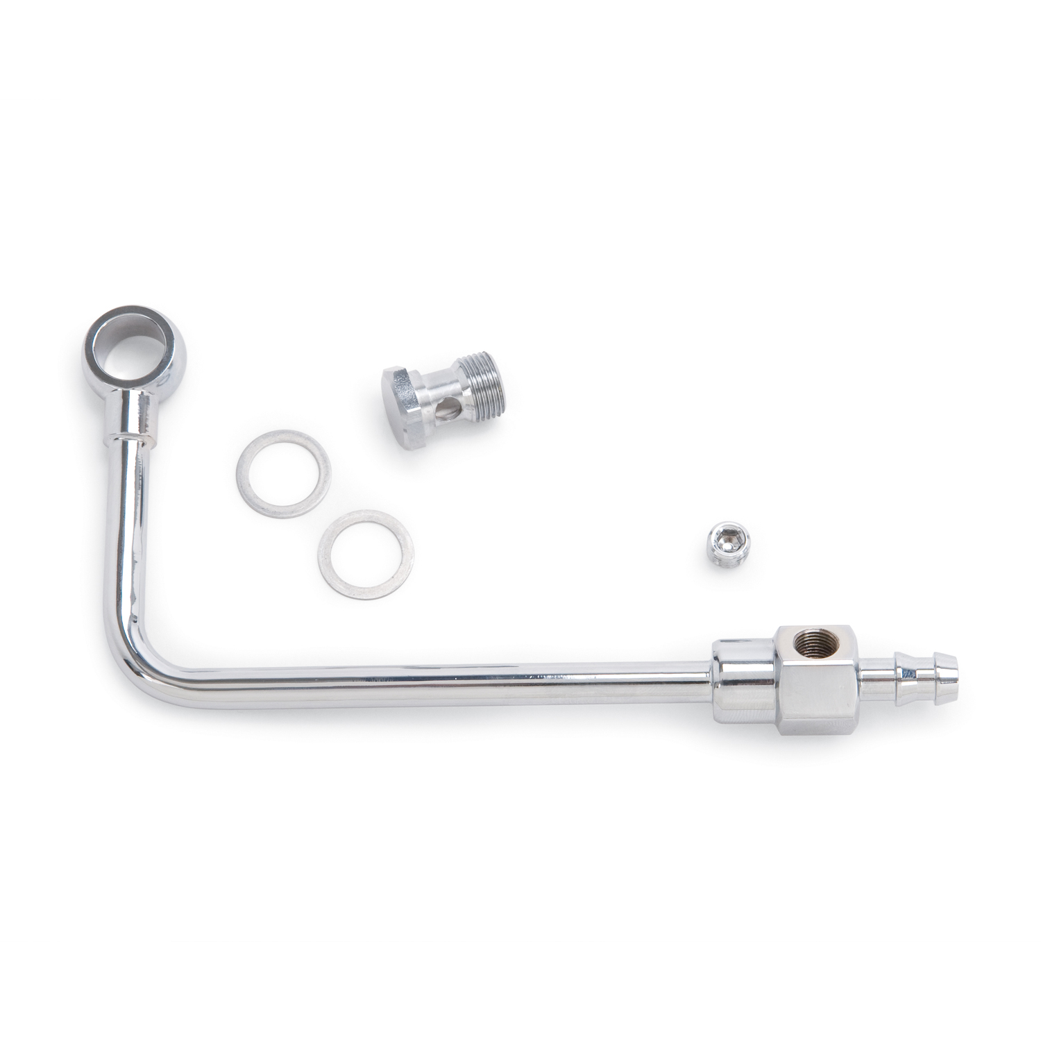 Fuel Line Steel Fuel Line With 3/8 inch Barbed End Inlet Without Fuel Filter