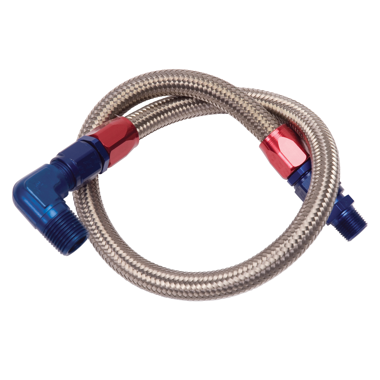 27 inch Braided Fuel Line Kit