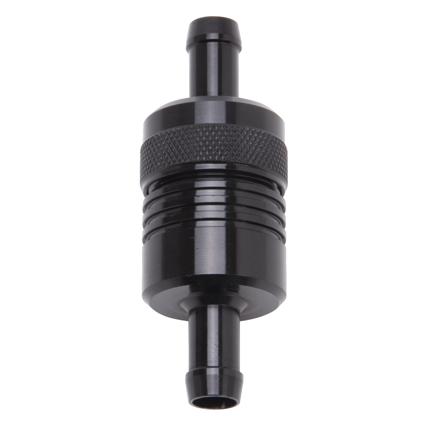 3 inch Aluminum Street Fuel Filter in Black Finish