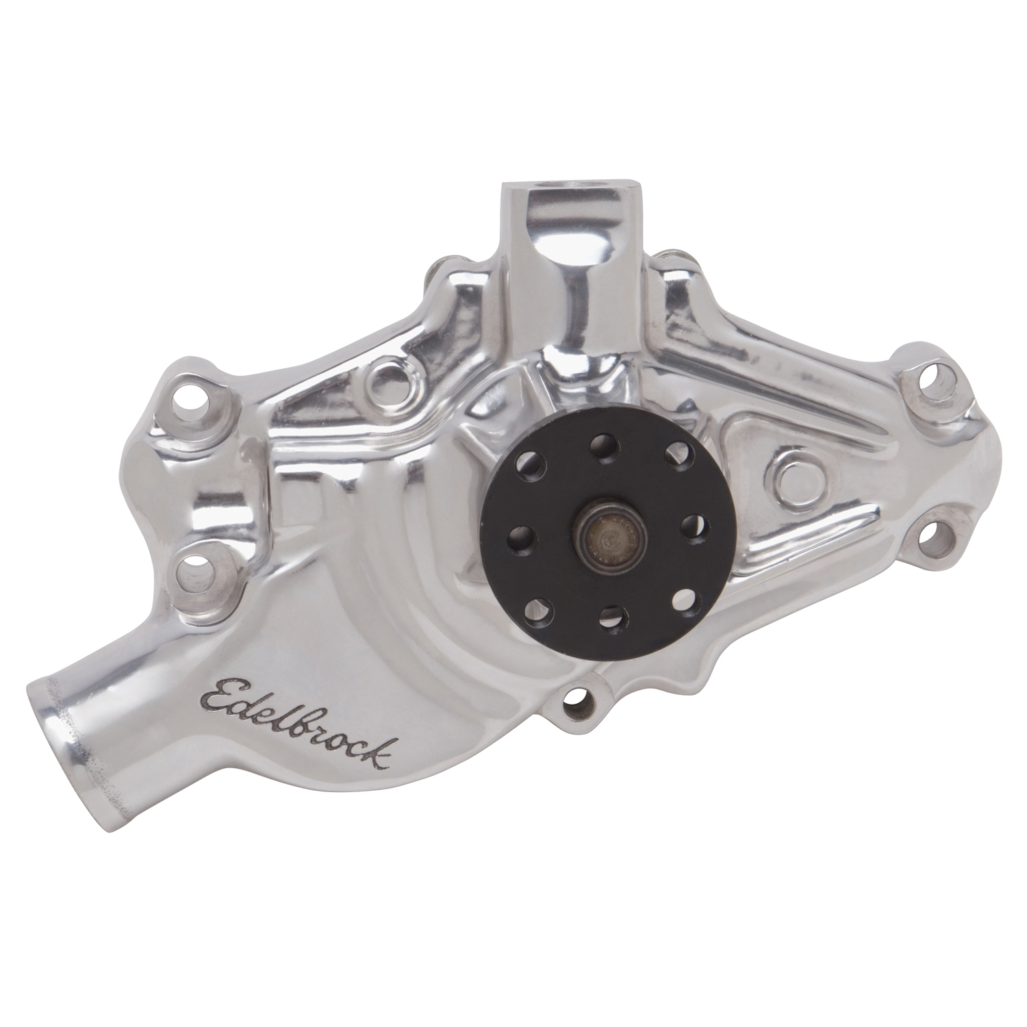 Water Pump for Small-Block 1971-82 Corvettes in Polished Finish (Short)
