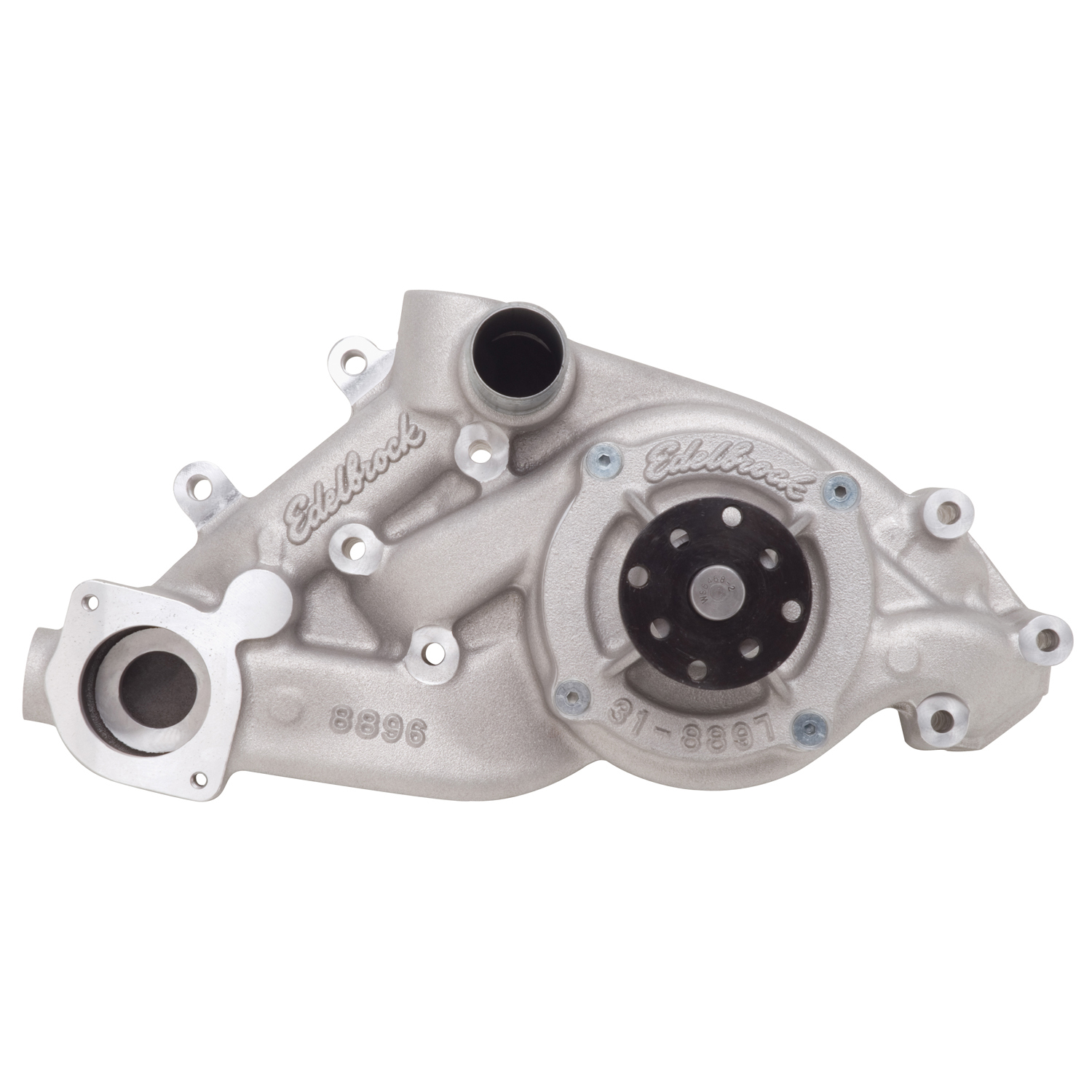 Water Pump Two-piece for 1997-2004 GM LS1/LS6 Gen 3 in Satin Finish