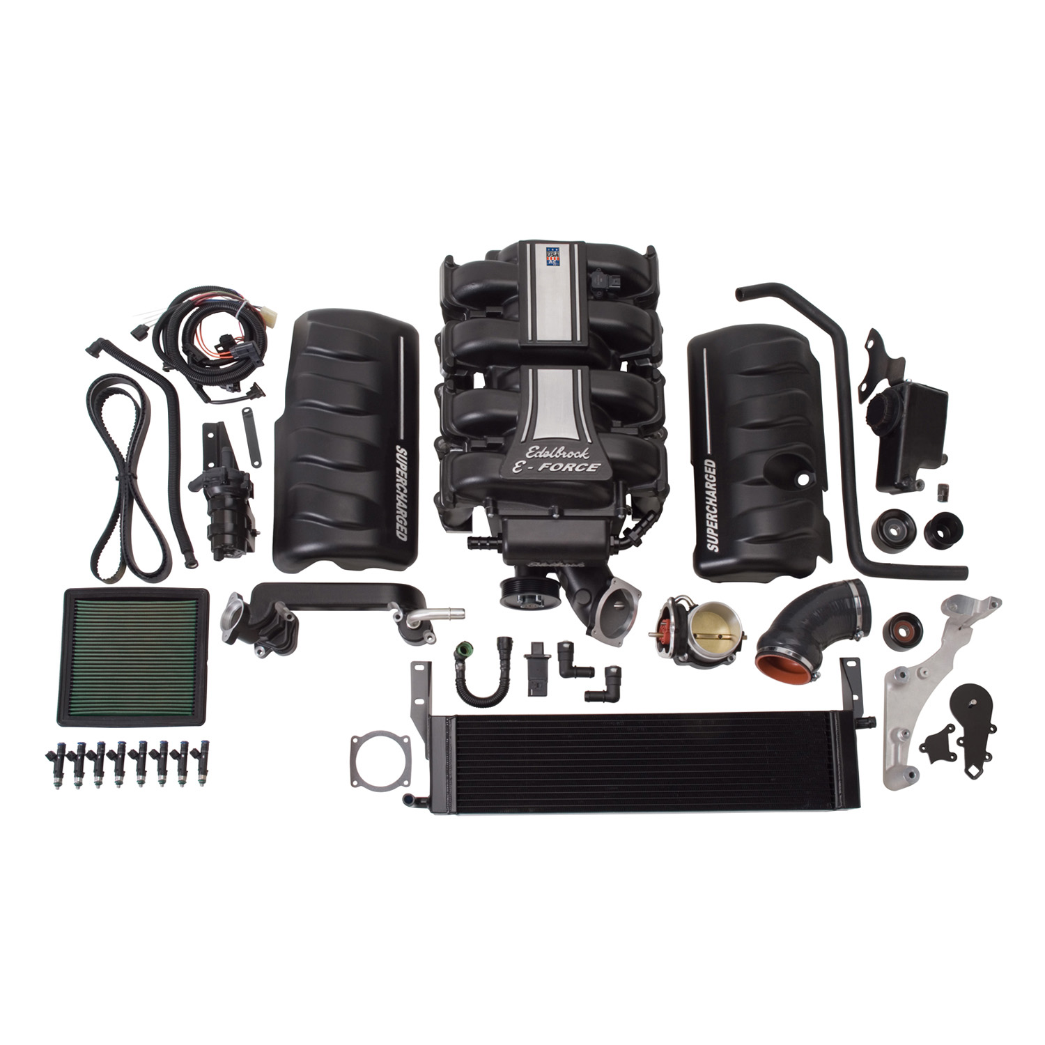 Edelbrock Stage 1 Supercharger Kit For 2010 Mustang GT 4.6L 3V Without Tune