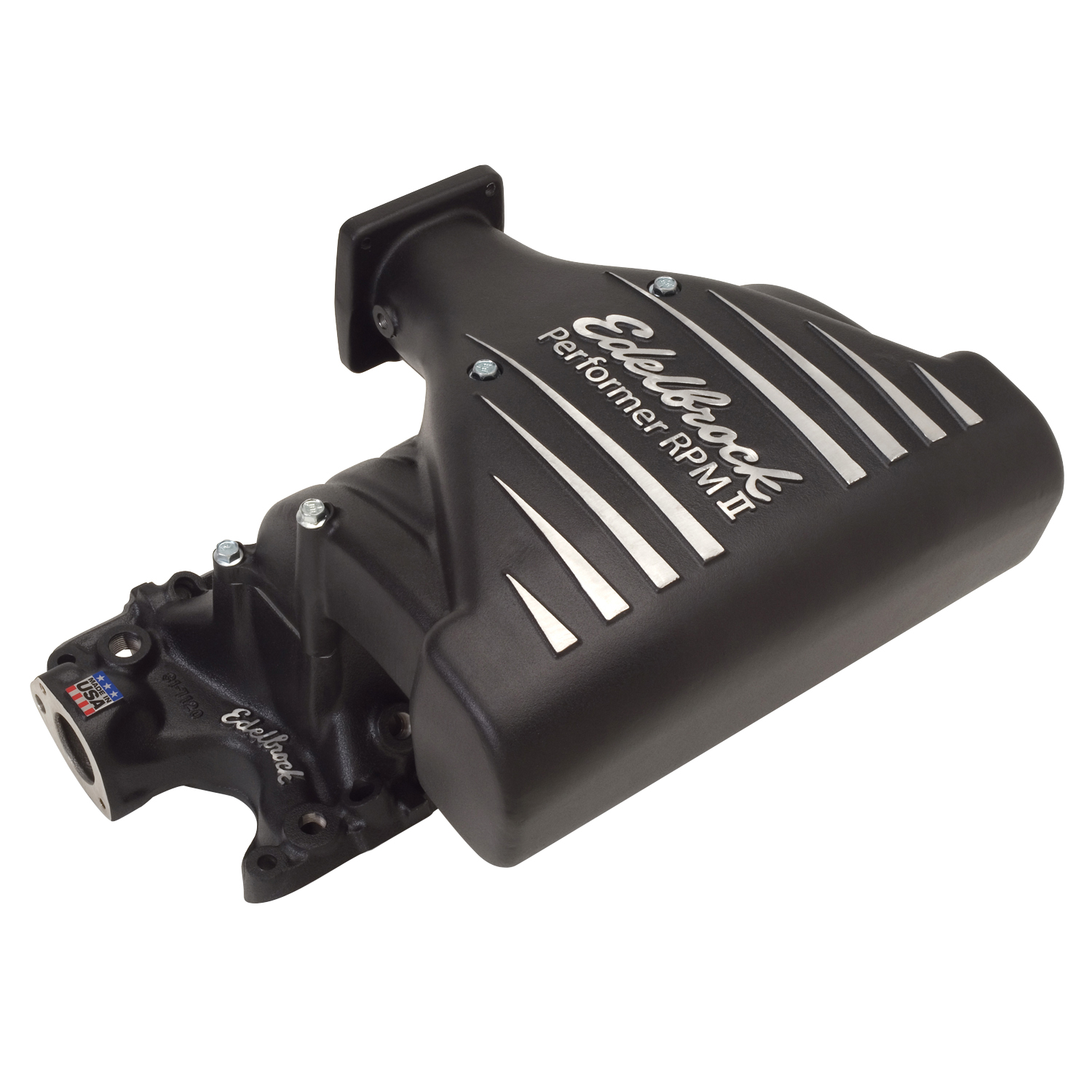 Performer RPM 2 Intake Manifold For 5.0L Small-Block Ford, Black Finish