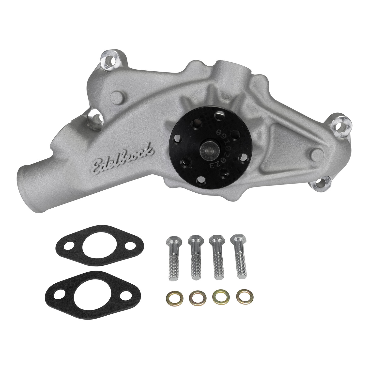 Water Pump for Street Rods in Satin Finish