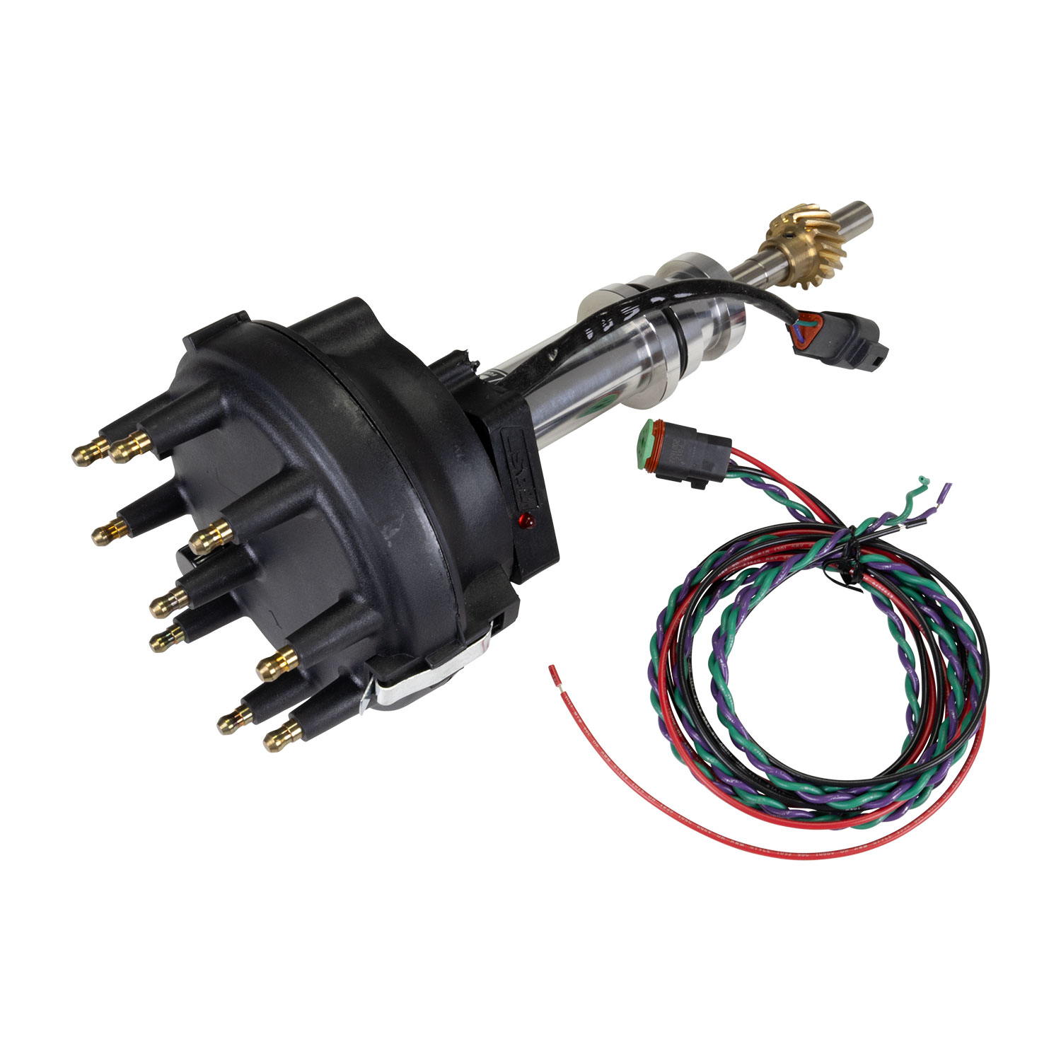 Large Cap Distributor For Crank Trigger With Bronze Gear For Ford 351W