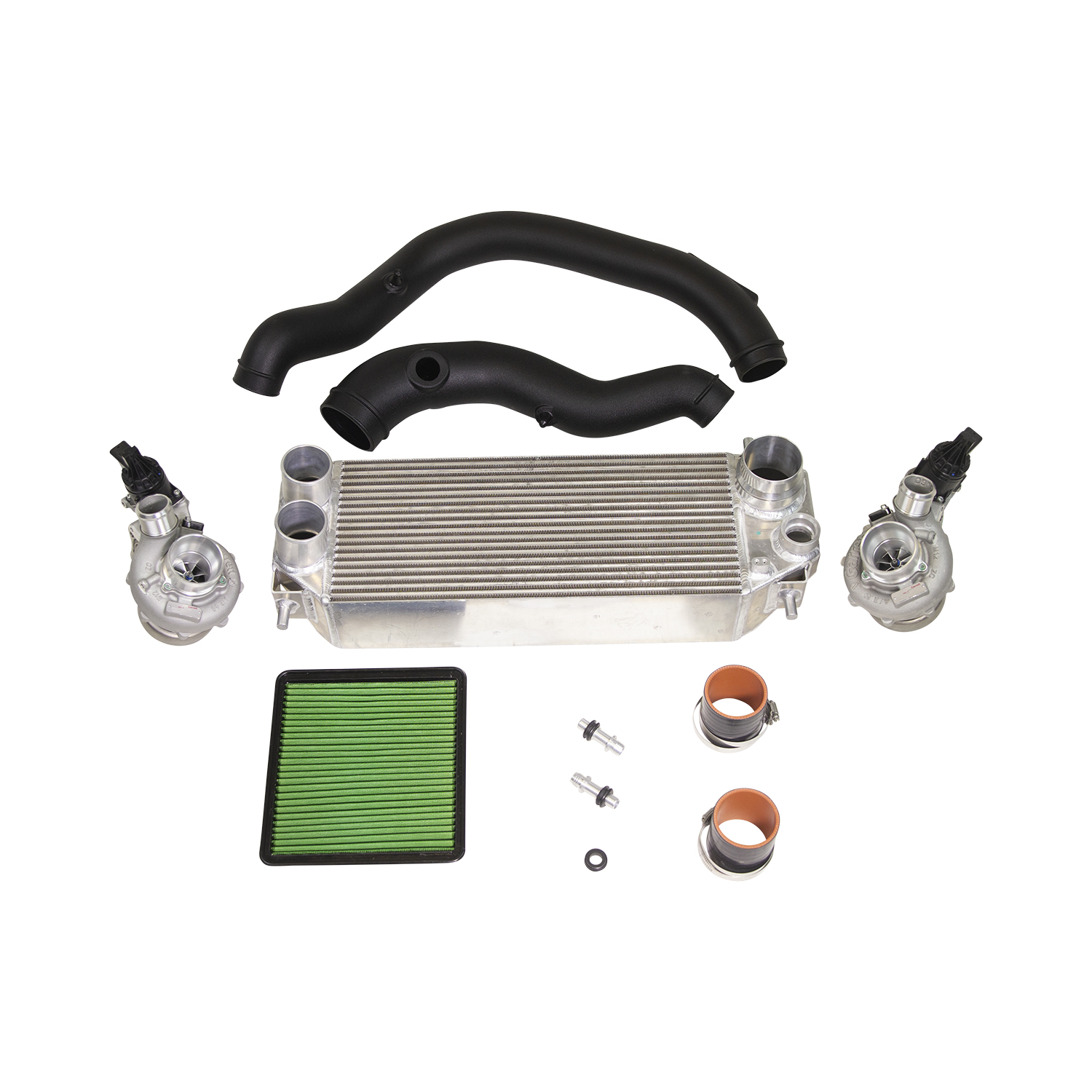Edelbrock Twin-Force Stg 2 Kit No Tuner 17-20 Ford F150/Raptor 3.5L EcoBoost