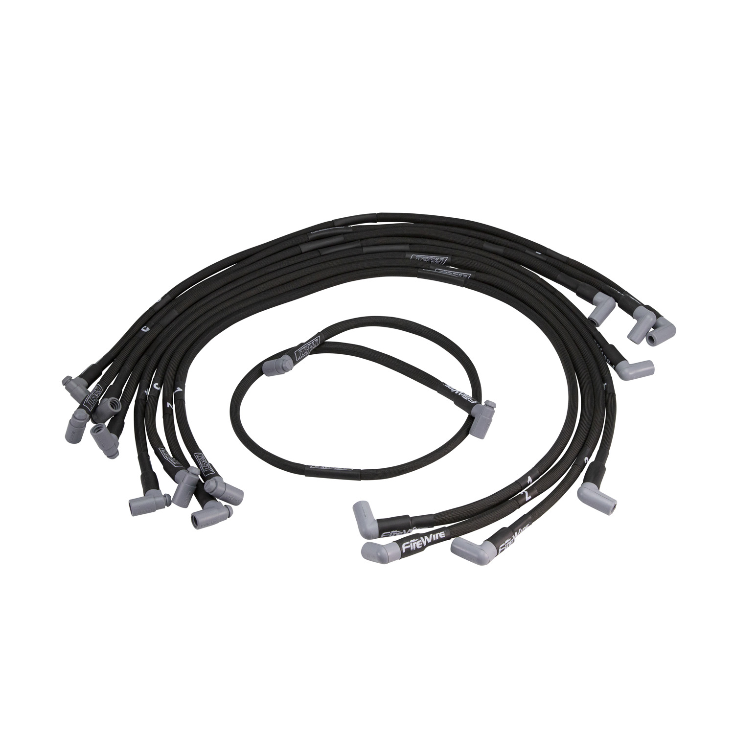 Custom Fit, Sleeved Firewire 8.5MM Spark Plug Wire Set For GM USAR Pro Cup Motor