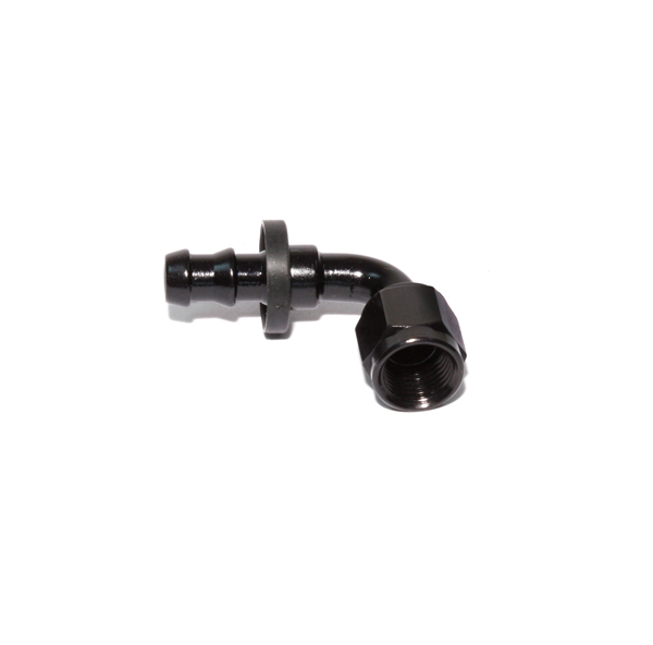 -6 AN 90 Degree Push Lock Fitting