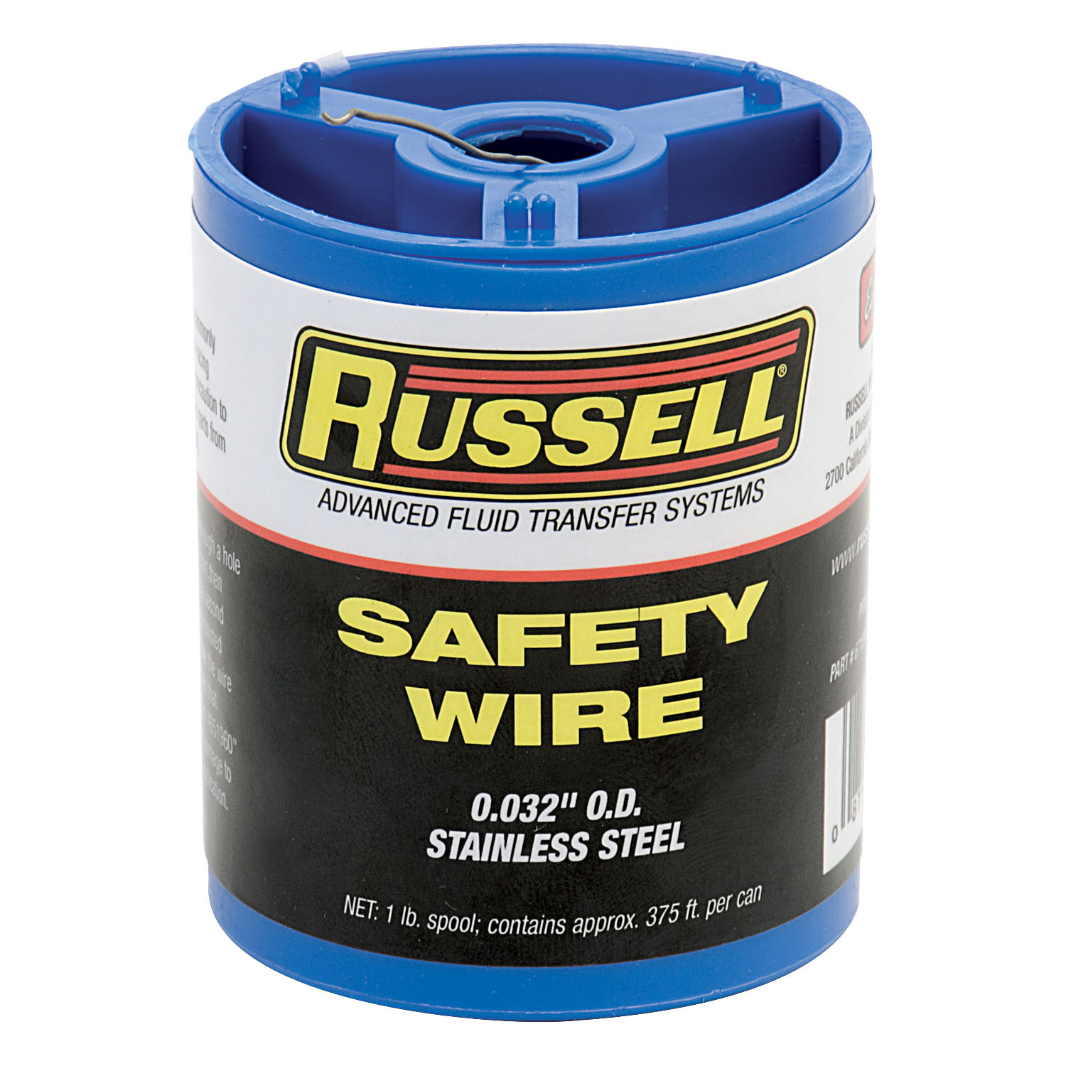 Russell .032-Gauge Stainless Steel Safety Wire, 1-Lb. Spool