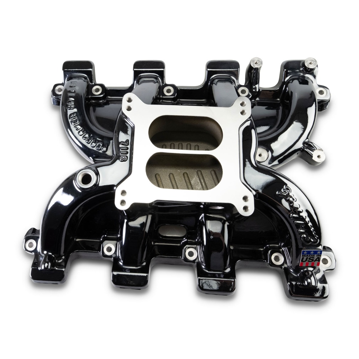 Performer RPM Small Block Chevy LS1 Intake Manifold Only, Black Plasma finish
