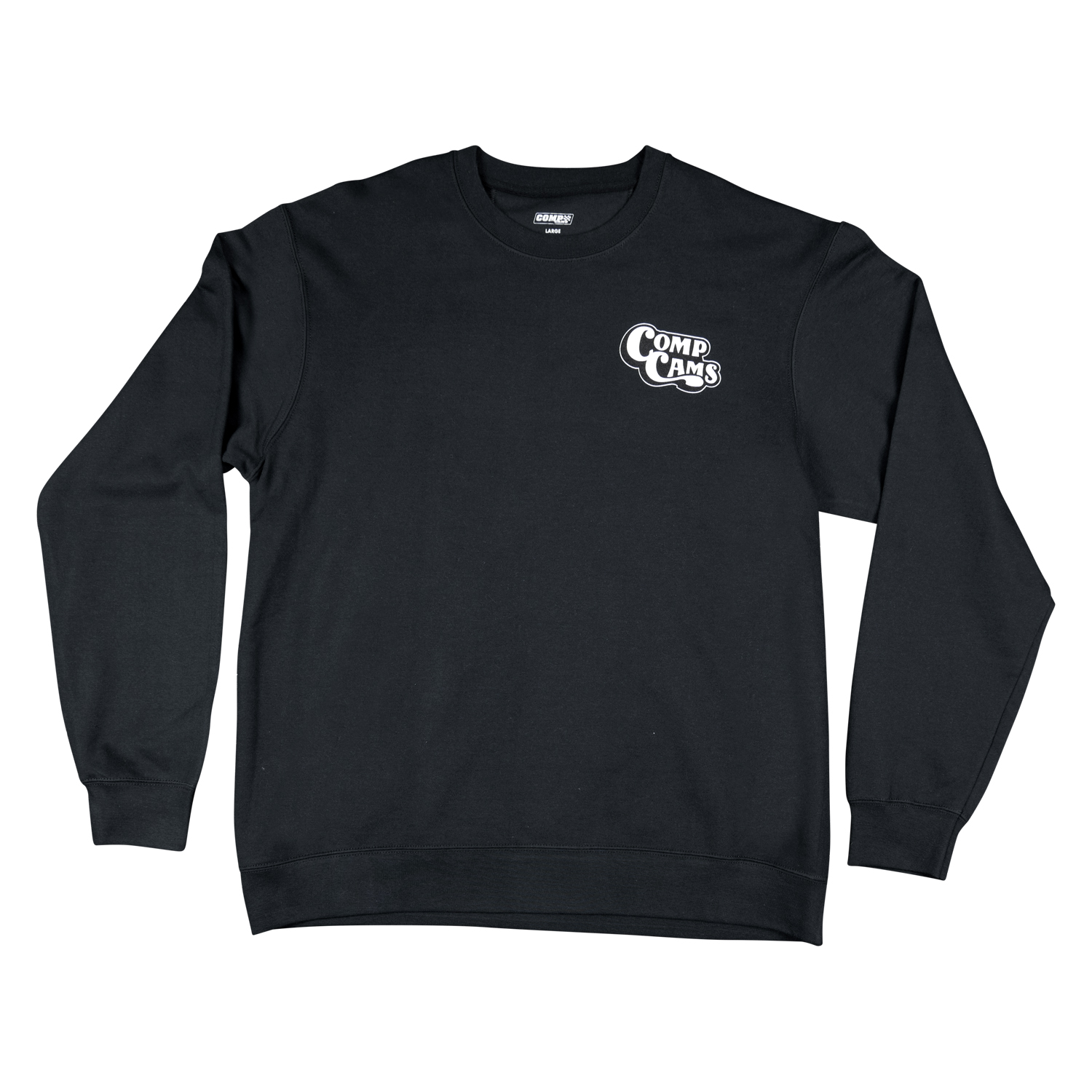 COMP Cams Retro 2 Crew Neck Sweatshirt, Black