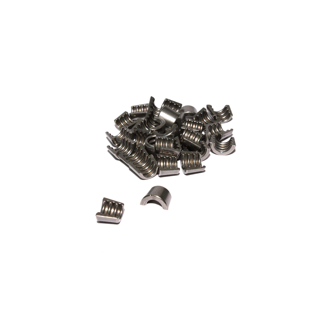 16 Pairs Steel Street Locks: 4 Groove, 7&deg; Angle, 11/32" Stem Size