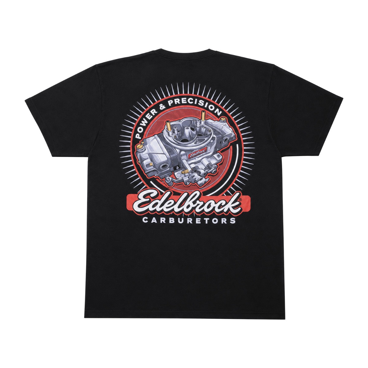 Edelbrock VRS Carburetor Shirt - Black / Back